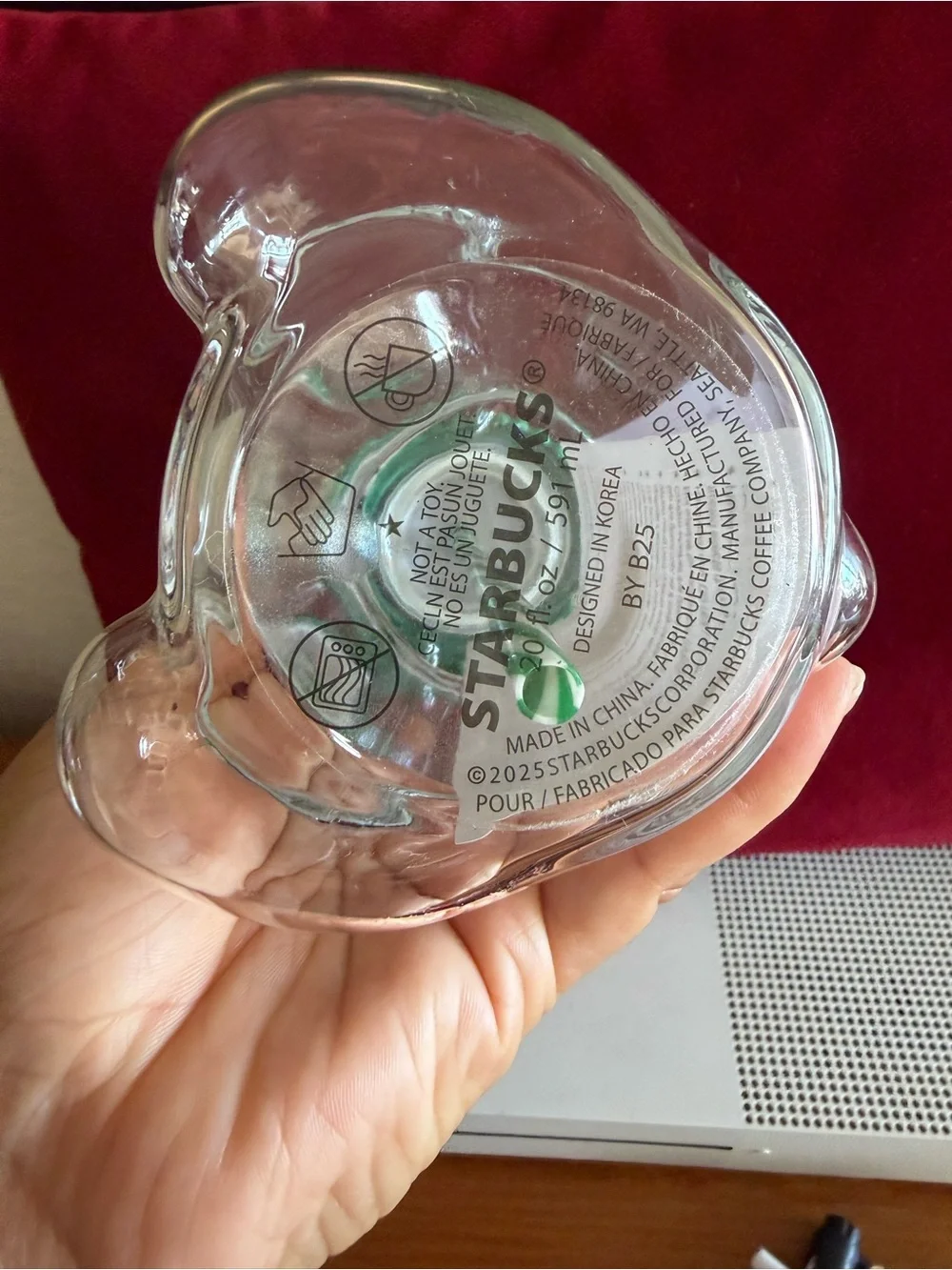 Starbucks Kids Bear Straw Cup - Green & Pink Accent Bottles each